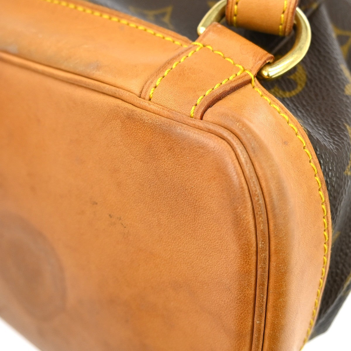 Louis Vuitton Vintage Montsouris Monogram Canvas, Brown, Canvas, Backpack