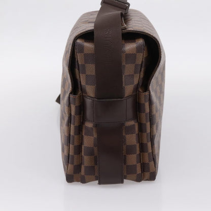 Louis Vuitton Naviglio Damier, Brown, Canvas, Shoulder Bag