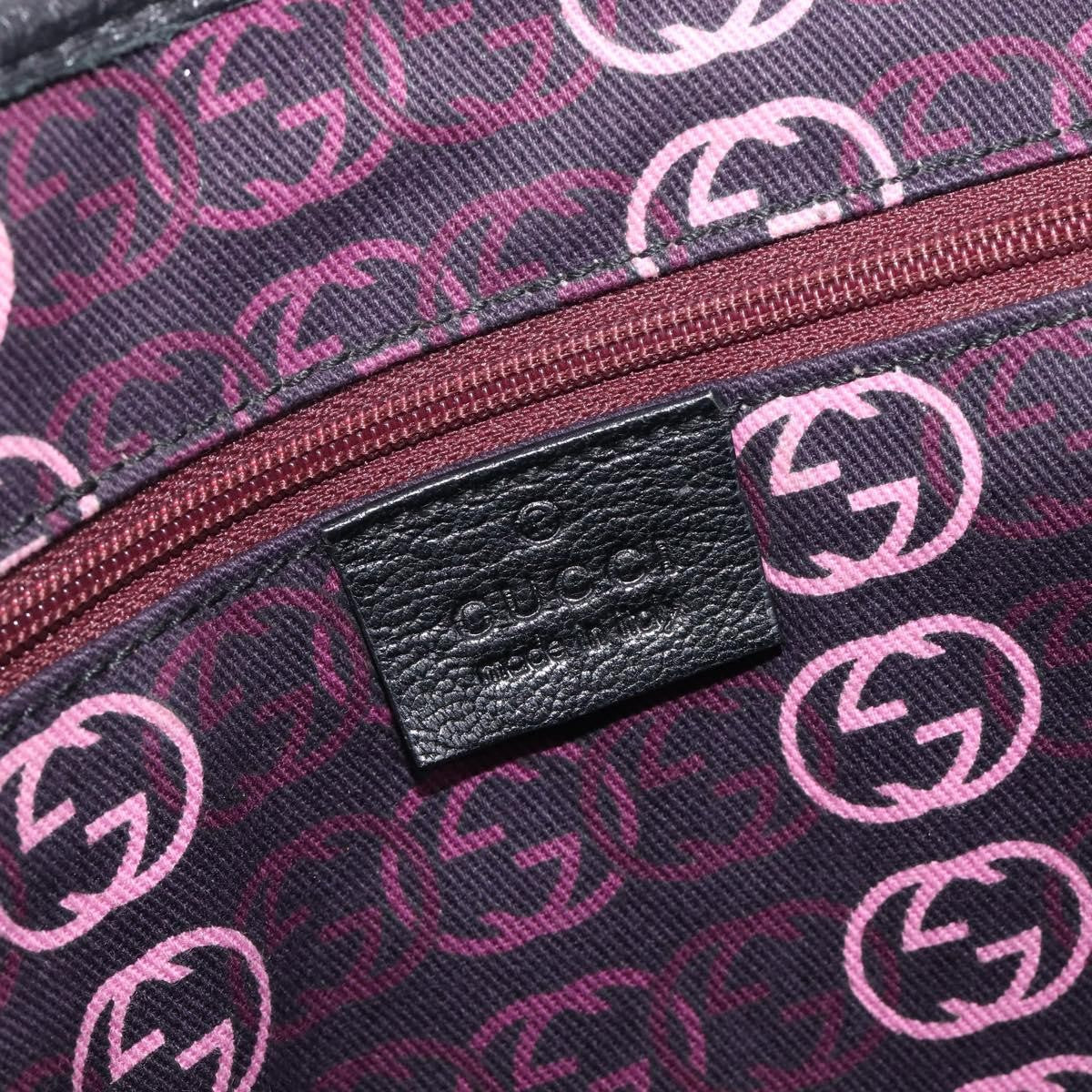 Gucci Princy Leather, Black, Leather, Tote Bag