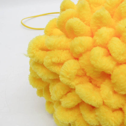 Bottega Veneta The Wave Twisted Chenille, Yellow, Textile, Clutch
