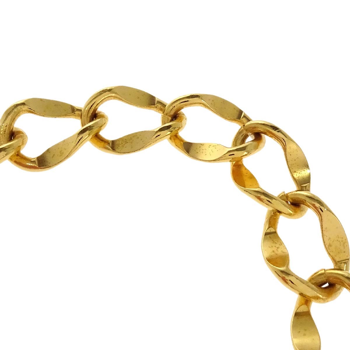 Chanel Vintage Medallion Logo Chain Belt Metal, Gold, Gold Plated, Belt