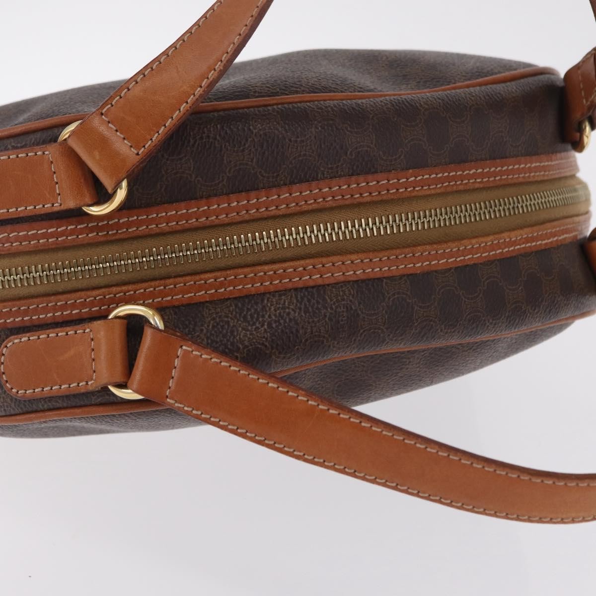 Celine Vintage Handbag Toile Céline, Brown, Canvas, Handbag
