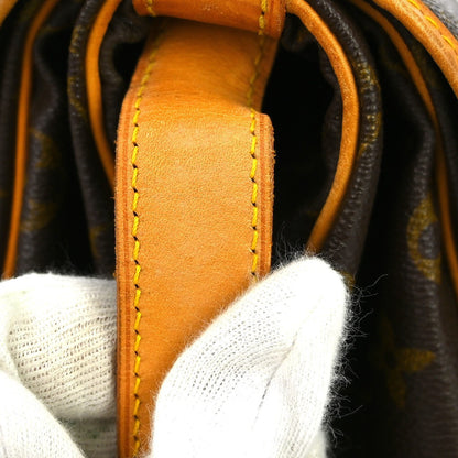 Louis Vuitton Saumur Monogram, Brown, Canvas, Shoulder Bag