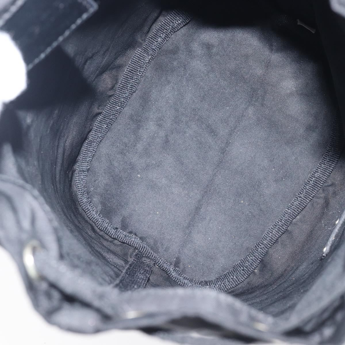 Prada Vela Drawstring Bucket Wristlet Tessuto, Black, Nylon, Clutch