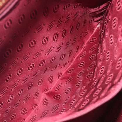 Cartier Must Line Leather, Burgundy, Leather, Handbag