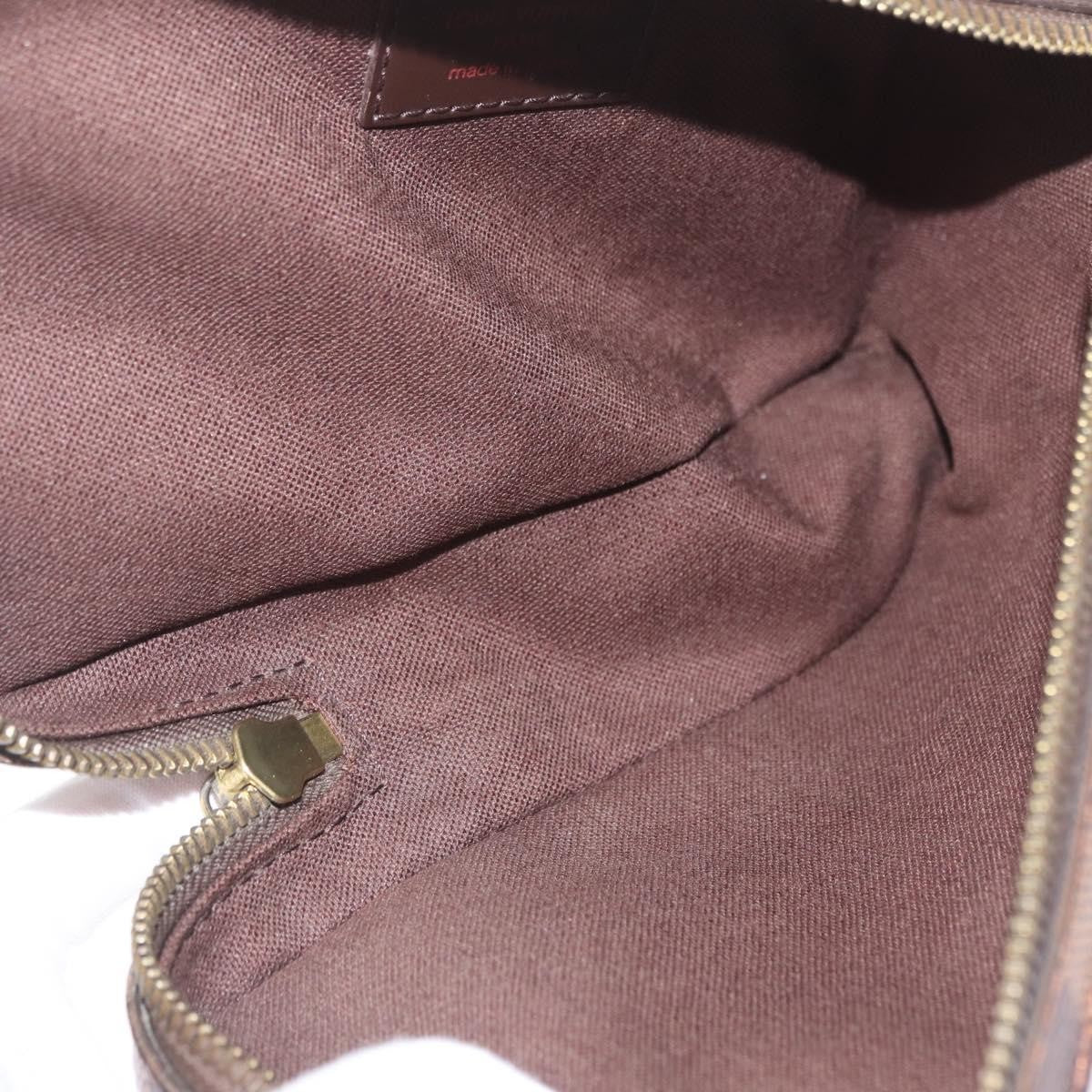Louis Vuitton Geronimos Waist Damier, Brown, Canvas, Shoulder Bag