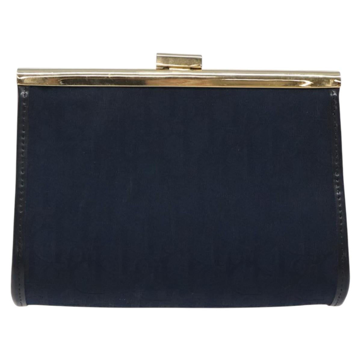 Christian Dior Trotter pouch Canvas, NAVY, CANVAS, Clutche & pouche