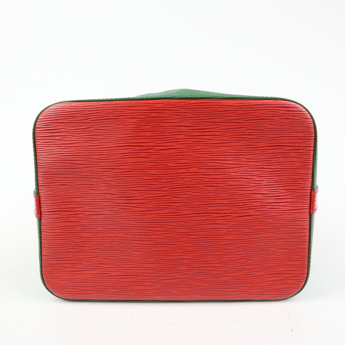Louis Vuitton Bicolor Petit Noe Epi Leather, Green, Leather, Handbag