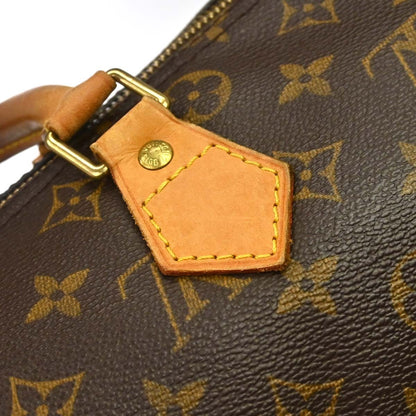 Louis Vuitton Speedy Monogram Canvas, Brown, Canvas, Handbag