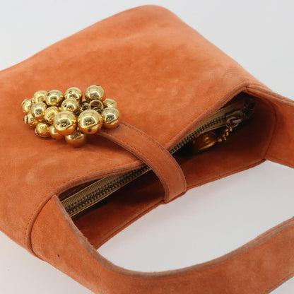 Salvatore Ferragamo Vintage Top handle Suede, Orange, Suede, Handbag