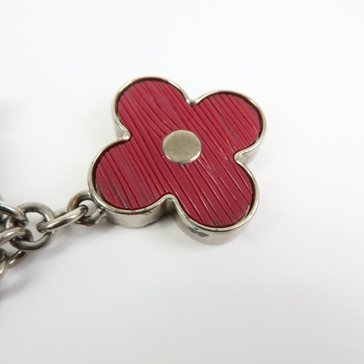 Louis Vuitton Fleur d'Epi Bag Charm Resin and Brass, Burgundy, Metal, Charm
