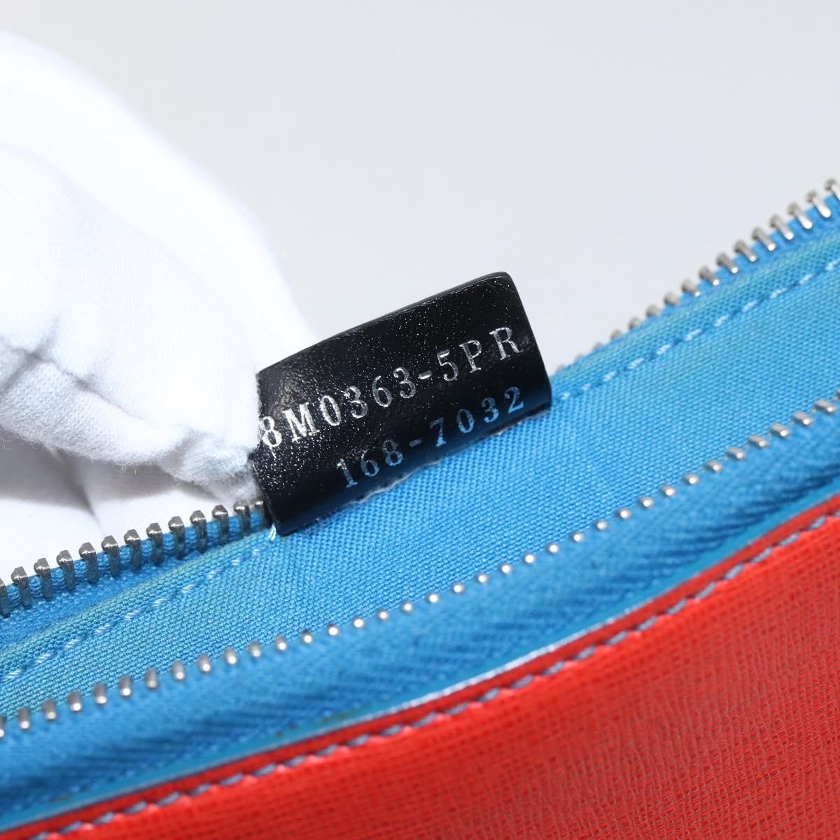 Fendi Monster Clutch Leather, Blue, Leather, Clutch