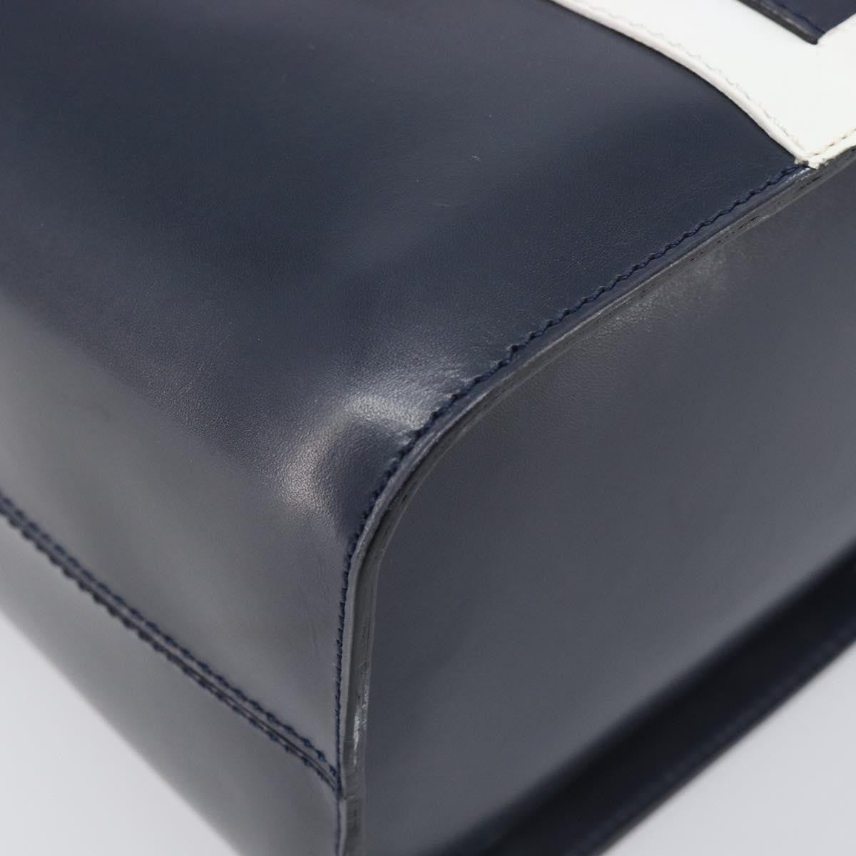 Celine Handbag Leather, Navy, Leather, Handbag