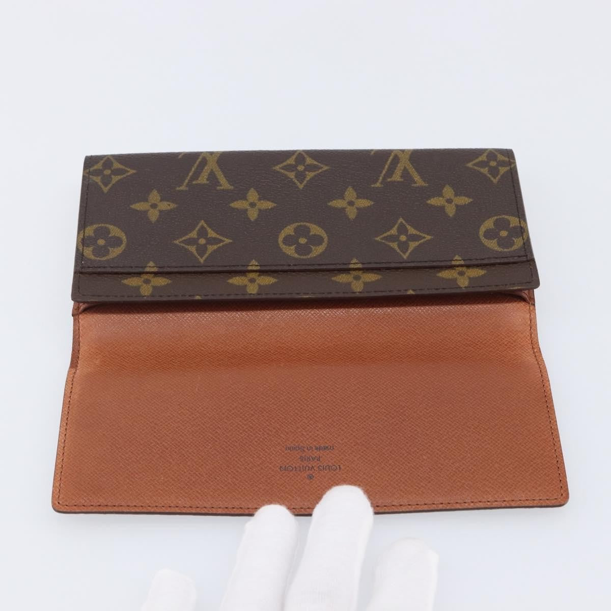 Louis Vuitton Long Macassar Monogram Canvas, Brown, Canvas, Wallet