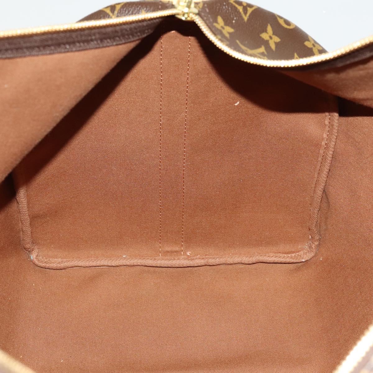 Louis Vuitton Keepall Bandouliere Bag Monogram Canvas, BROWN, CANVAS, Travel bag