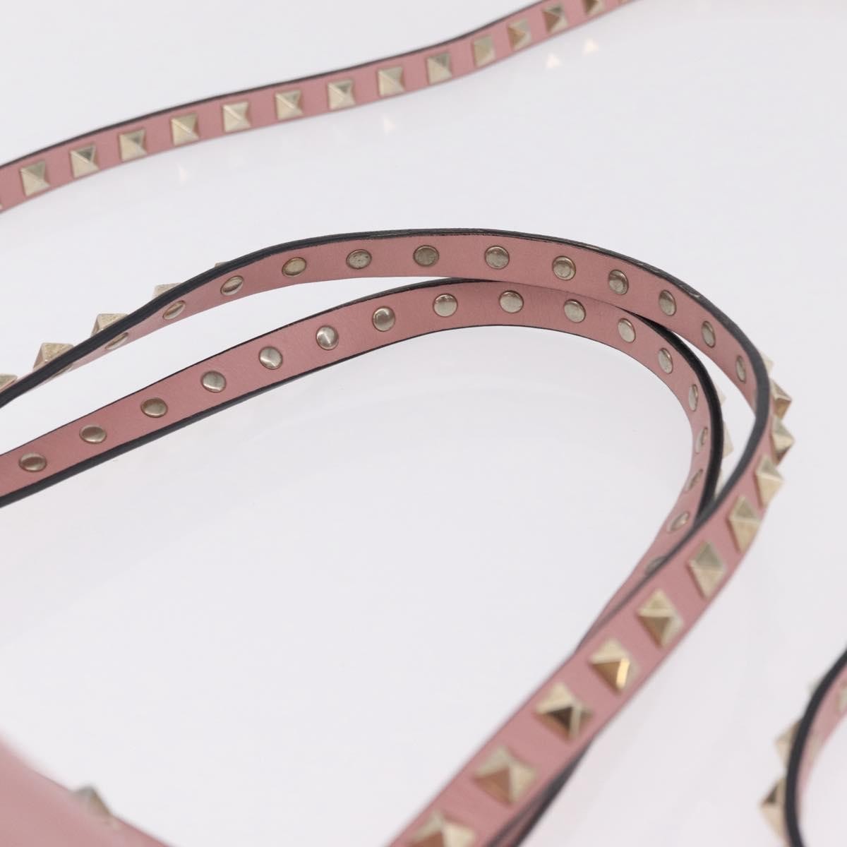 Valentino Garavani Rockstud Soft Leather, Pink, Leather, Tote Bag