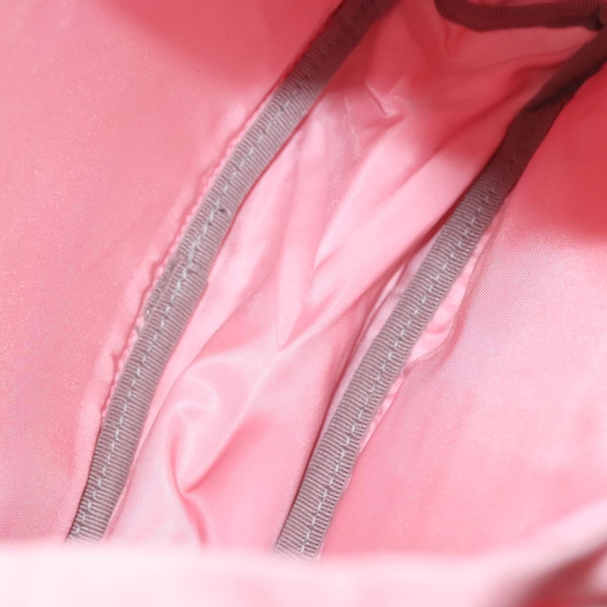 Prada Single Buckle Pocket Tessuto, Pink, Nylon, Backpack