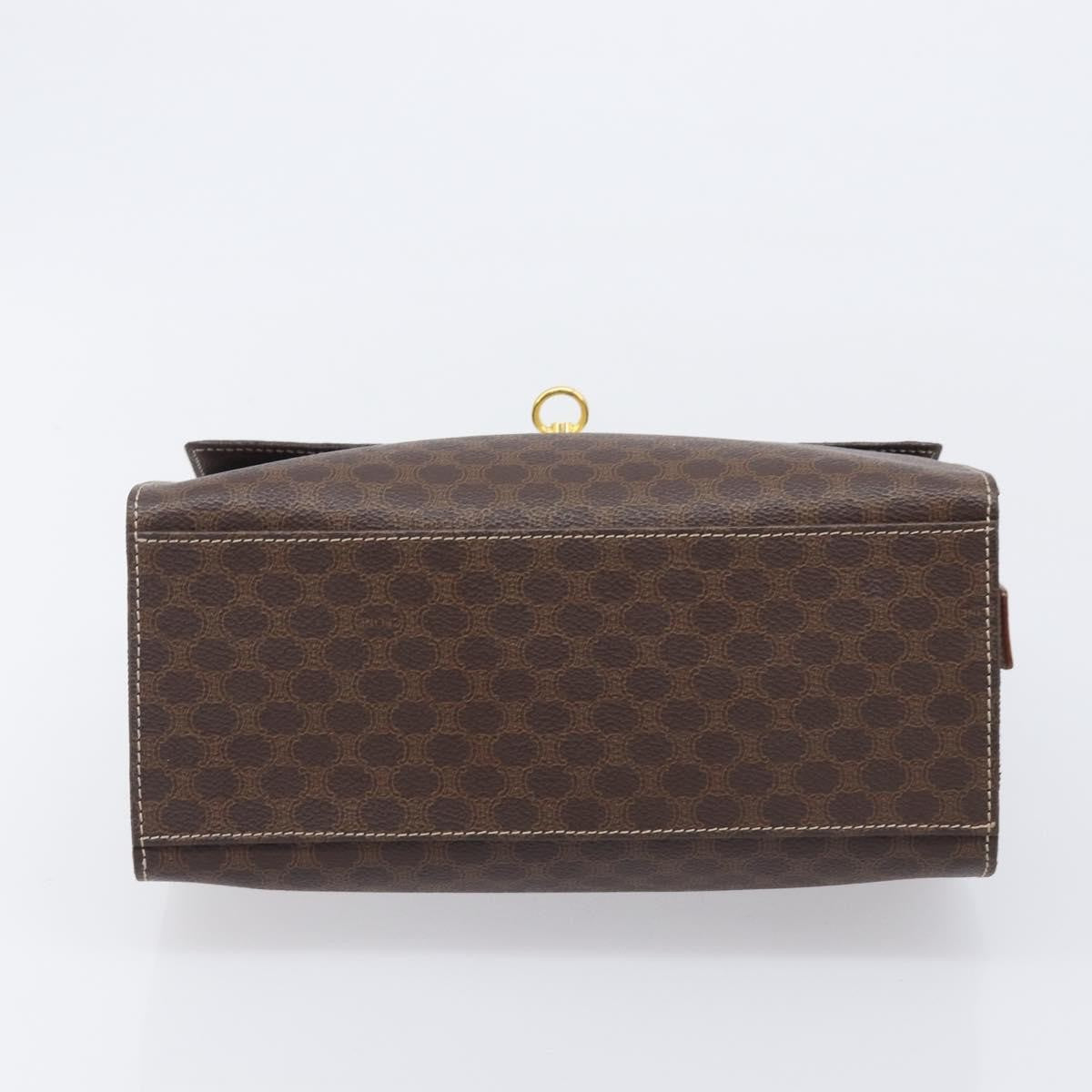 Celine Handbag Canvas, Brown, Canvas, Handbag