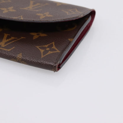 Louis Vuitton Emilie Monogram Canvas, Brown, Canvas, Wallet