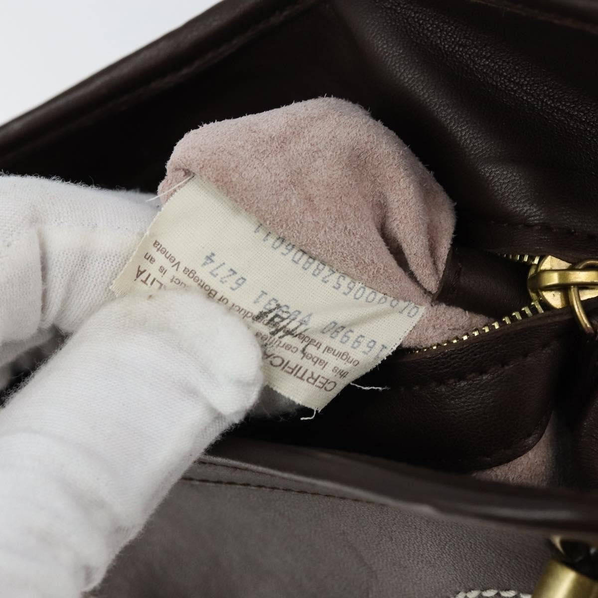 Bottega Veneta Chain Handle Canvas, Pink, Leather, Handbag