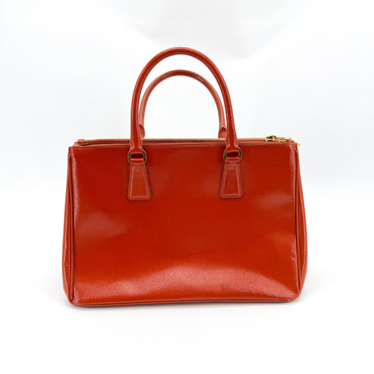 Prada Galleria  Strap leather, Red, Leather, Handbag