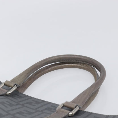 Fendi Open Shopping Zucca Canvas, Gray, Canvas, Tote Bag