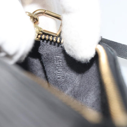 Louis Vuitton Soufflot Pochette Epi Leather, Black, Leather, Clutch