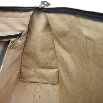 Christian Dior Vintage Trotter Boston Diorissimo Canvas, Navy, Canvas, Handbag