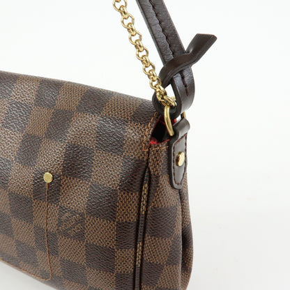 Louis Vuitton Favorite Damier, Brown, Canvas, Handbag