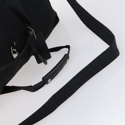 Prada Boston Tessuto, Black, Nylon, Handbag