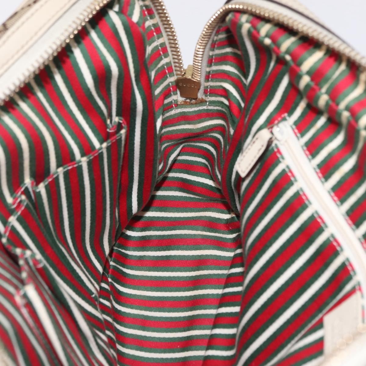 Gucci New Britt Boston GG Canvas, Beige, Canvas, Handbag