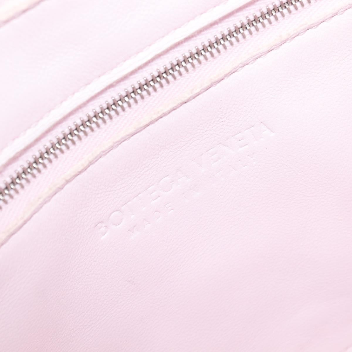 Bottega Veneta Cassette Maxi Intrecciato Leather, Pink, Leather, Crossbody Bag