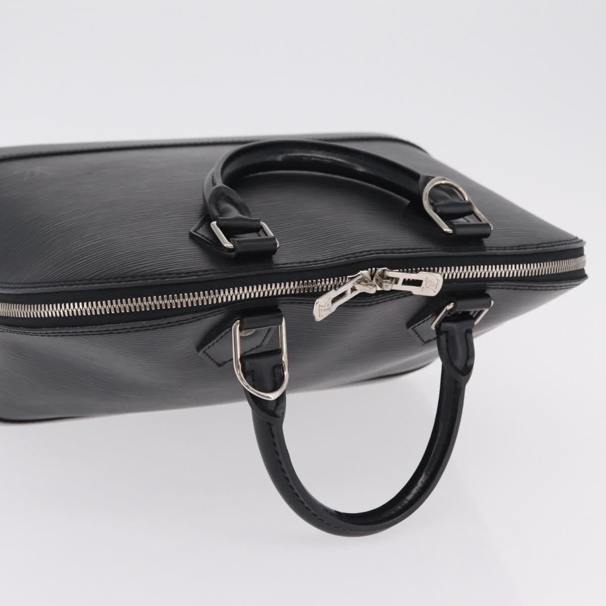Louis Vuitton Alma Epi Leather, Black, Leather, Handbag