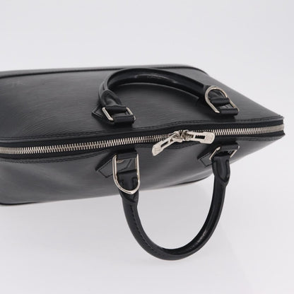 Louis Vuitton Alma Epi Leather, Black, Leather, Handbag