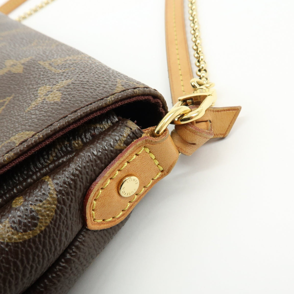 Louis Vuitton Favorite Monogram Canvas, Brown, Canvas, Handbag