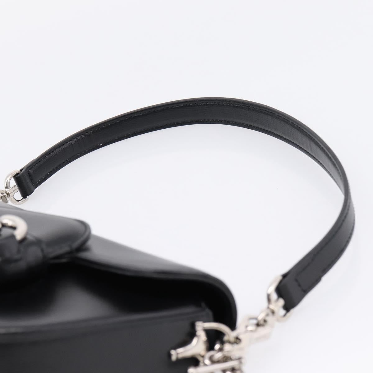 Gucci Horsebit 1955 Asymmetric Leather, Black, Leather, Shoulder Bag