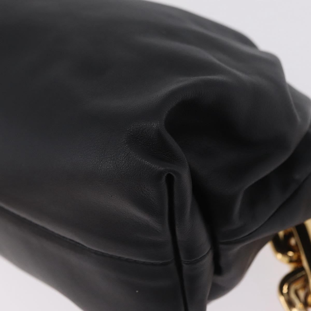 Bottega Veneta The Chain Pouch Leather, Black, Leather, Clutch