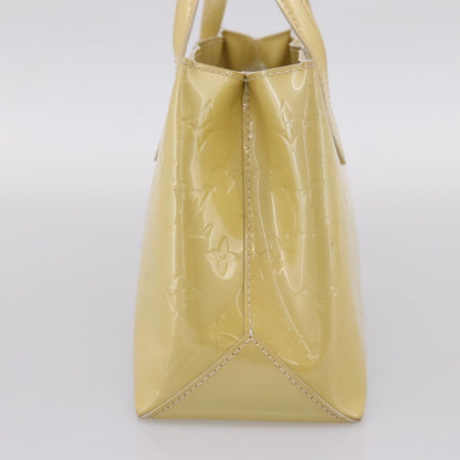 Louis Vuitton Wilshire Monogram Vernis, Yellow, Patent Leather, Handbag