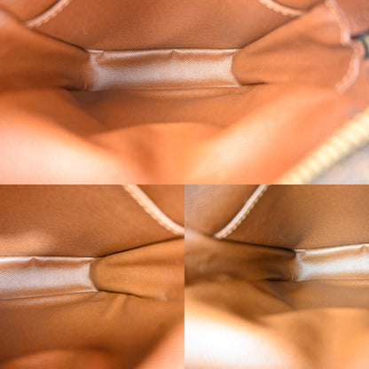 Louis Vuitton Amazone Leather, Brown, Canvas, Shoulder Bag