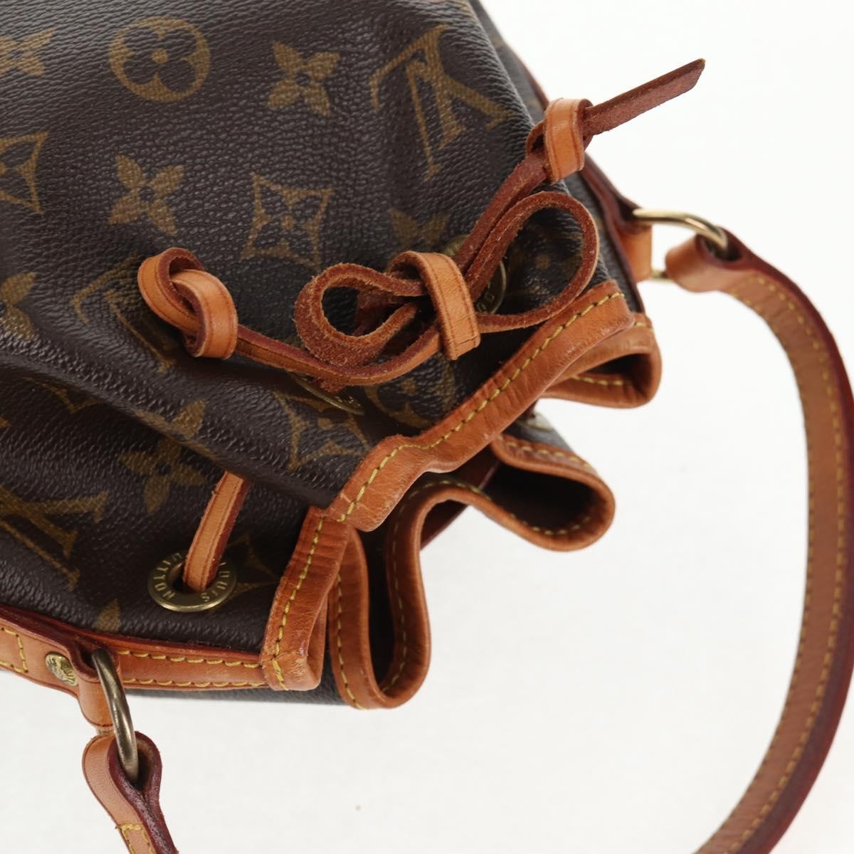 Louis Vuitton Noe Monogram Canvas, Brown, Canvas, Shoulder Bag