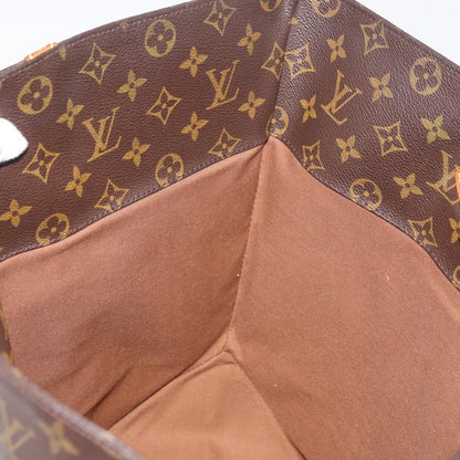 Louis Vuitton Shopping Sac Monogram Canvas, Brown, Canvas, Handbag
