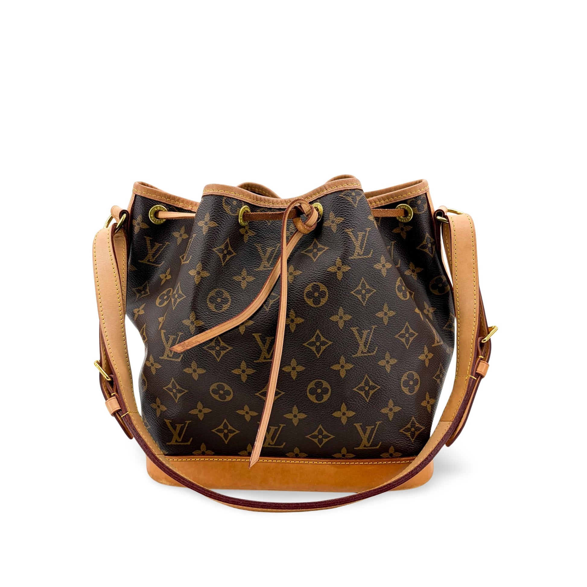 Louis Vuitton Noe Monogram Canvas, Brown, Canvas, Shoulder Bag