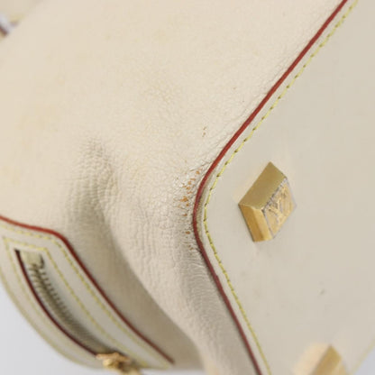Louis Vuitton Suhali L'Ingenieux Leather, White, Leather, Handbag