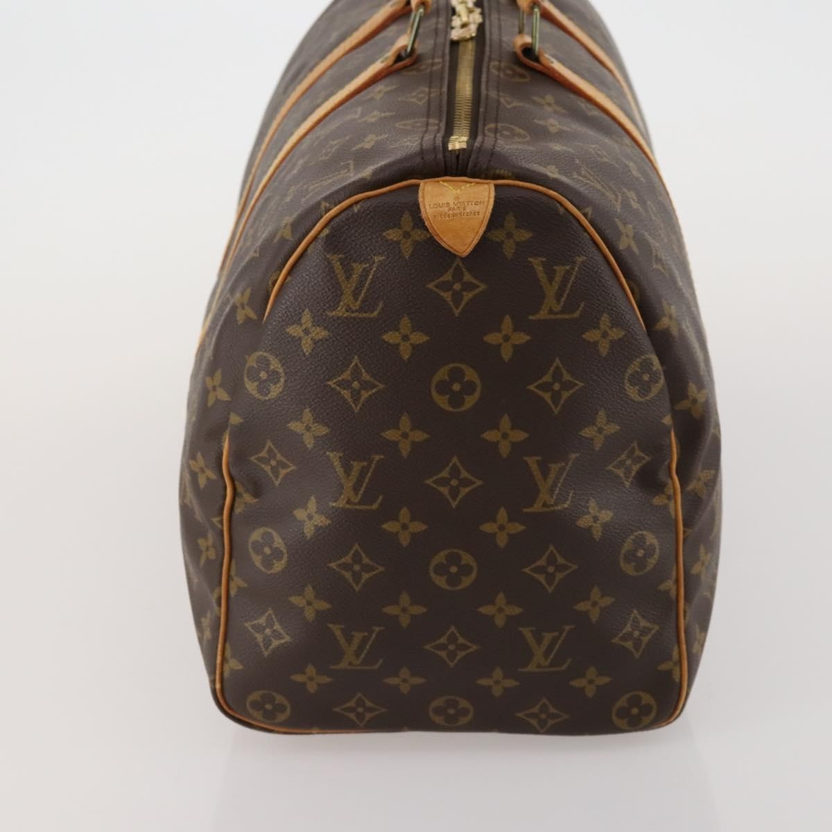 Louis Vuitton Keepall Monogram Canvas, Brown, Canvas, Travel Bag