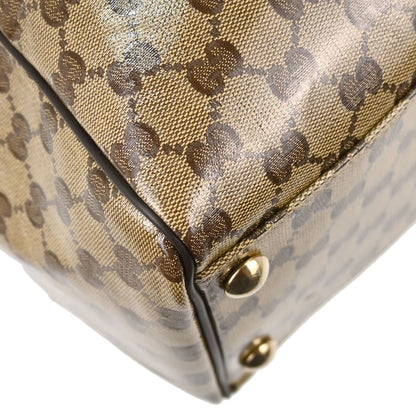 Gucci GG Top Handle GG Matelasse Leather, Beige, PVC, Tote Bag