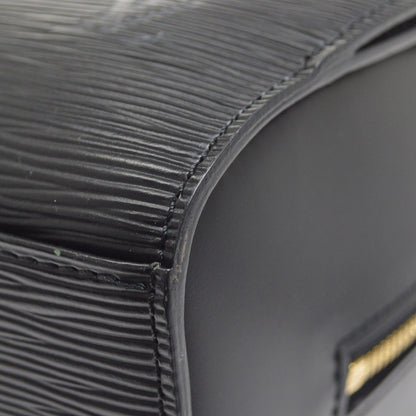 Louis Vuitton Pont Neuf Epi Leather, Black, Leather, Handbag