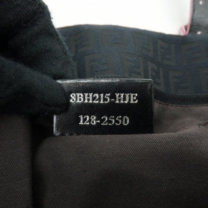 Fendi Superstar Zucchino Canvas, Black, Canvas, Tote Bag