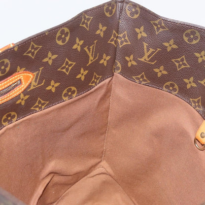 Louis Vuitton Shopping Sac Monogram Canvas, Brown, Canvas, Handbag