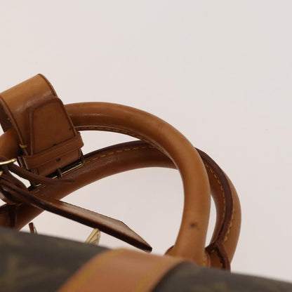 Louis Vuitton Keepall Bag Monogram Canvas, BROWN, CANVAS, Travel bag