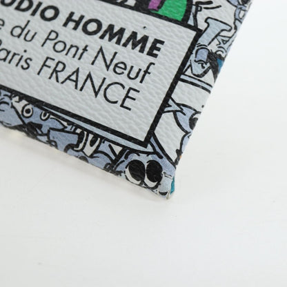 Louis Vuitton Trio Envelope Pouch Set Limited Edition Monogram Comics Canvas, Multicolour, Canvas, Clutch
